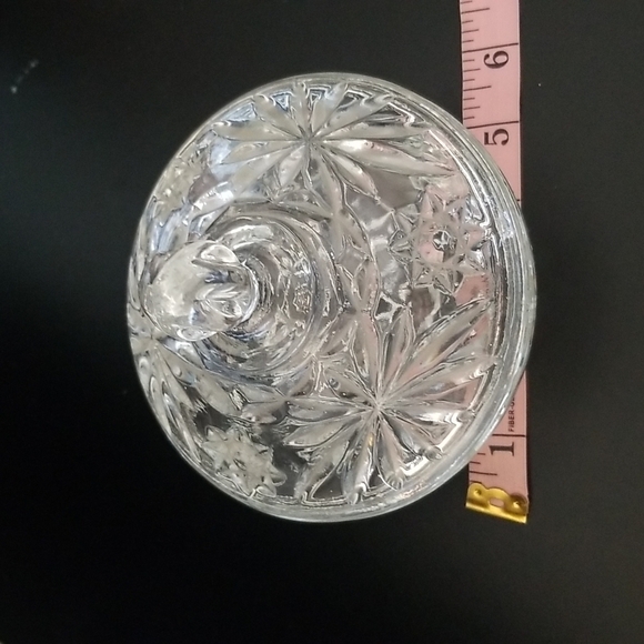 Another Hocking | Pressed Glass Star of David Candy Dish - Picture 10 of 10